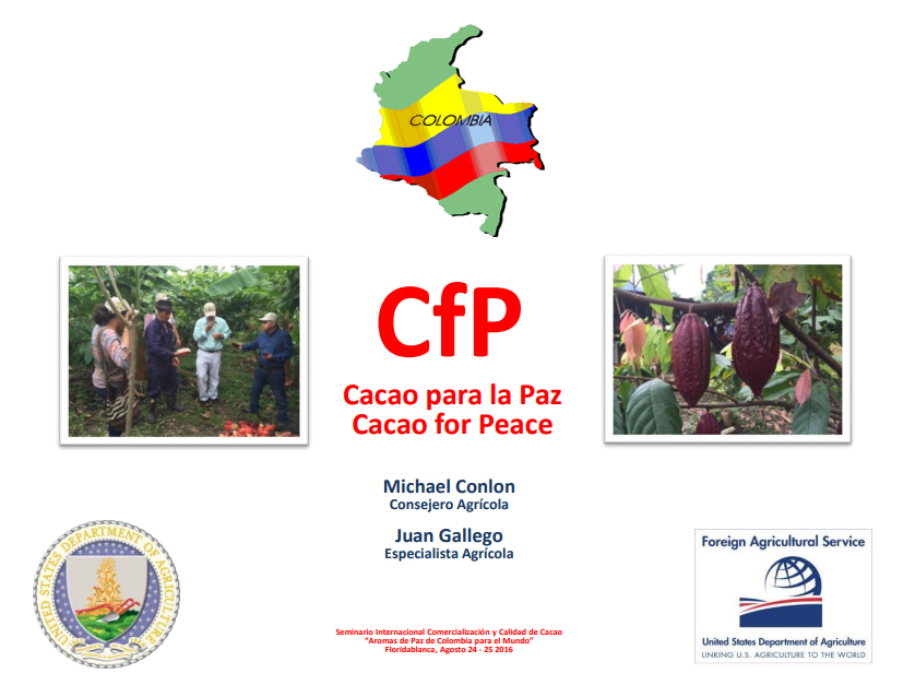 Portada de Cacao para la Paz / Cacao for Peace